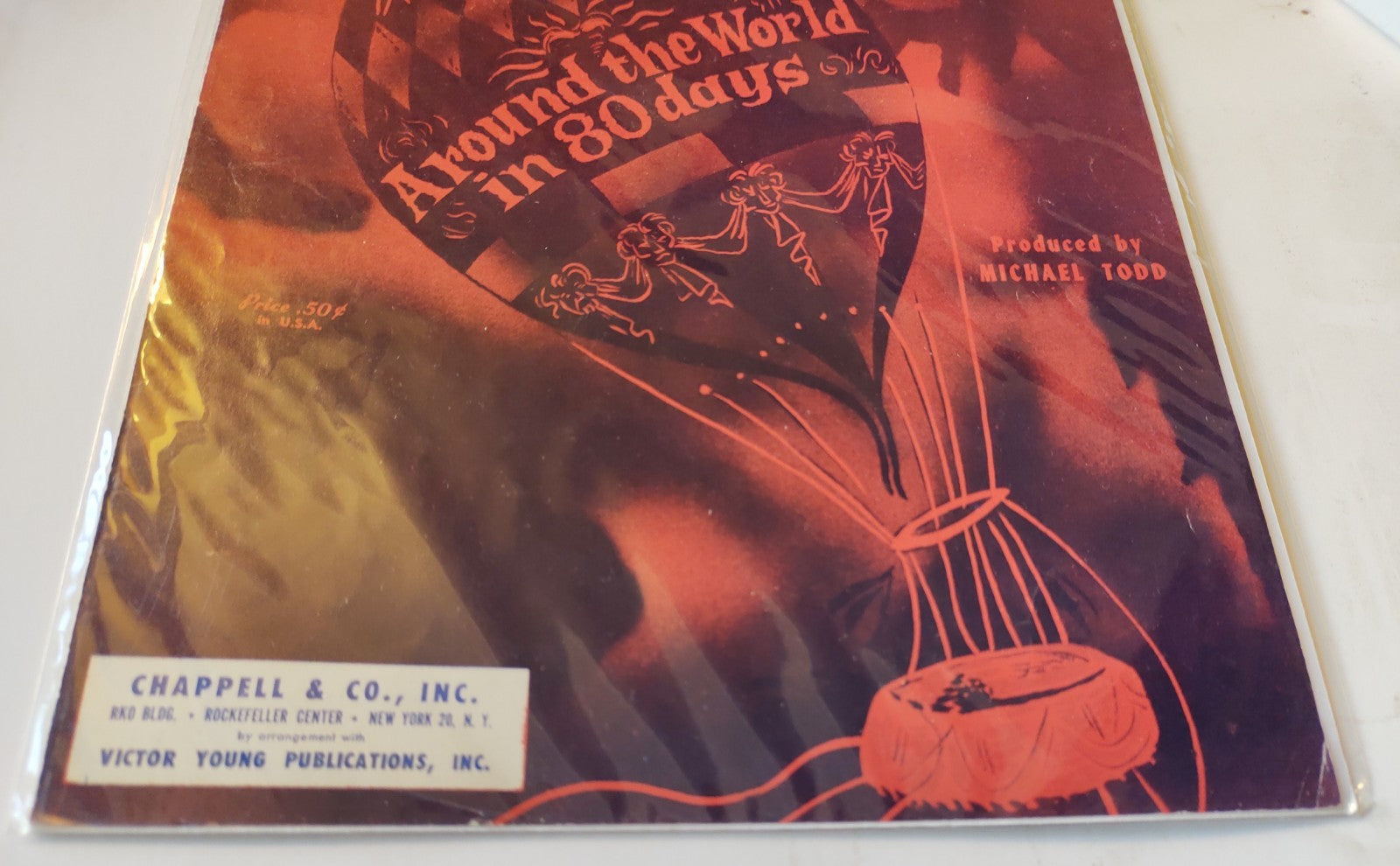 Around the World Victor Young Harold Adamson 1956 Film Music Sheet