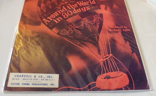 Around the World Victor Young Harold Adamson 1956 Film Music Sheet