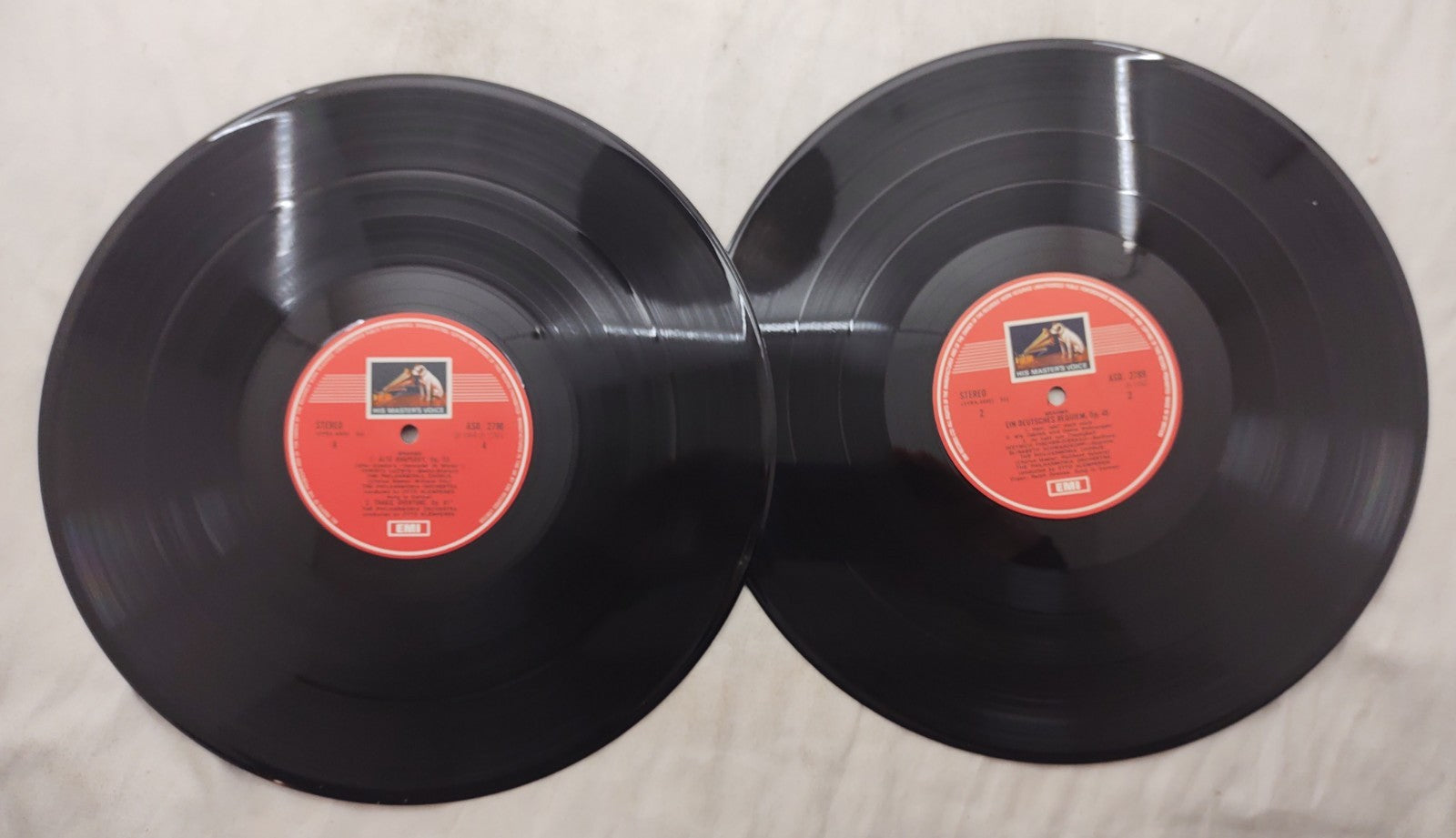 Brahms – Ein Deutsches Requiem LP Klemperer HMV ASD-2789 UK