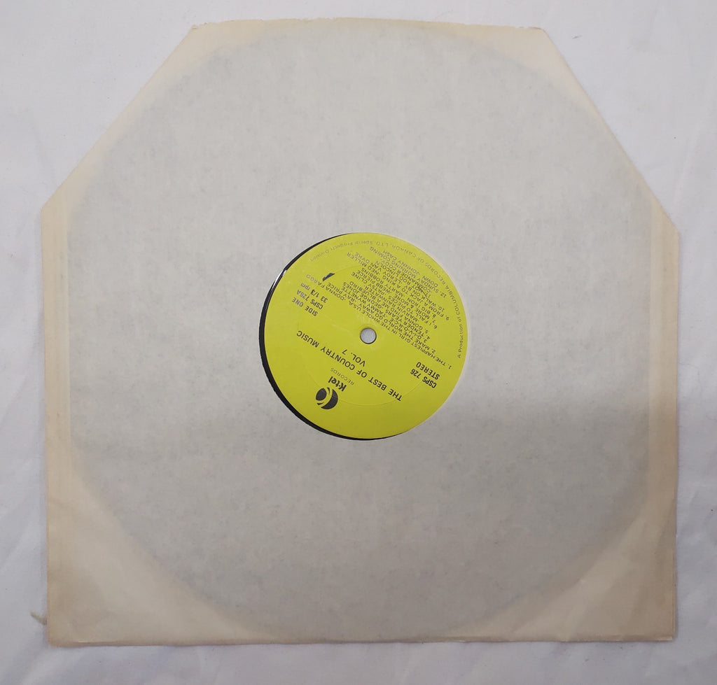 Best of Country Music Vol. 7 LP K-Tel CSPS 726 Canada Compilation
