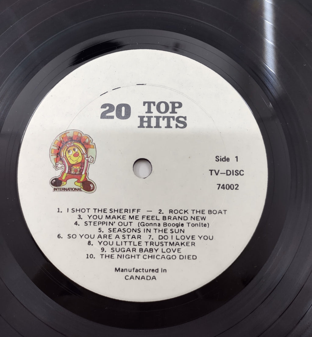 20 Top Hits (1974) Vinyl LP – Original Stars & Hits Pop Rock Oldies