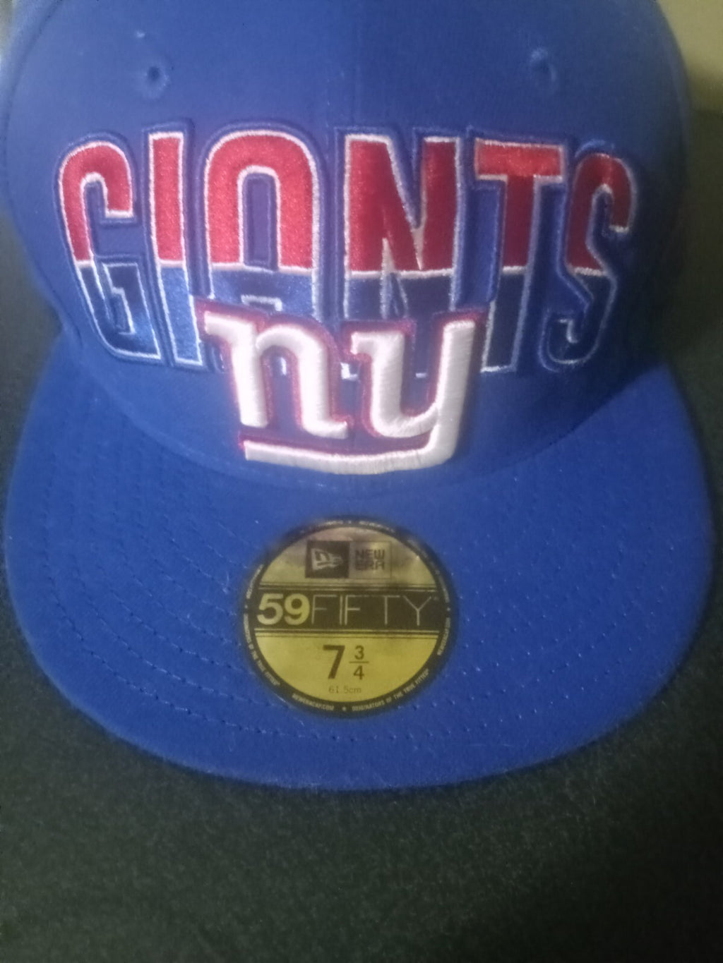 New York Giants New Era 59FIFTY Fitted Draft Cap (Blue) 7 3/4