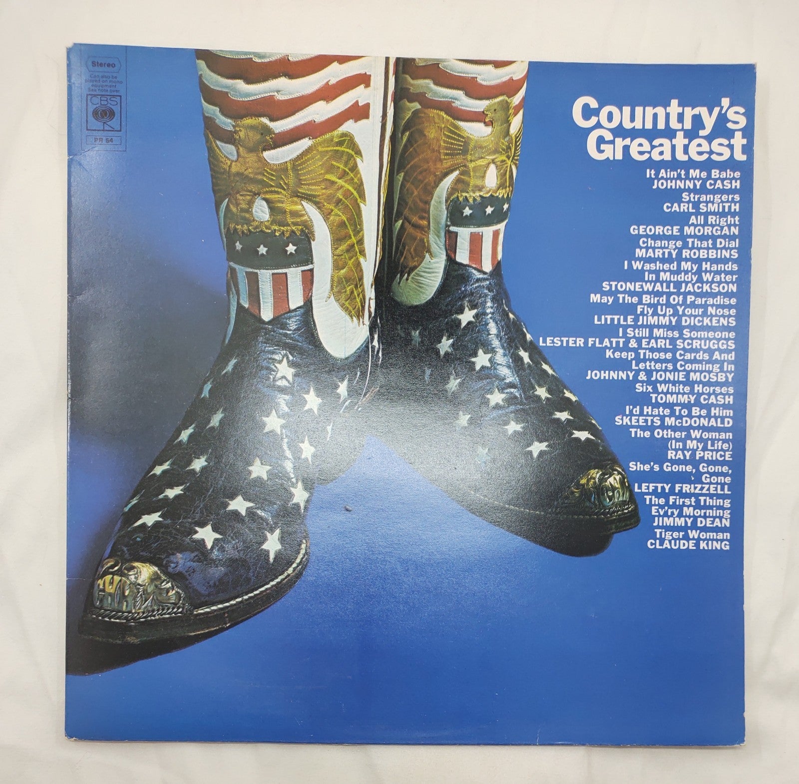 Country’s Greatest LP Various Artists CBS SPR-54 Vintage