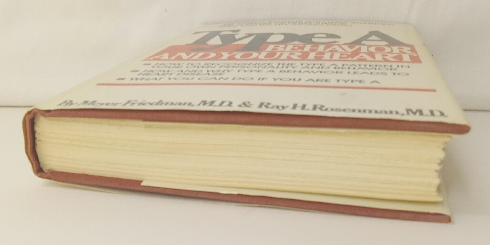 Type A Behavior and Your Heart Friedman Rosenman Vintage Health Book 1974