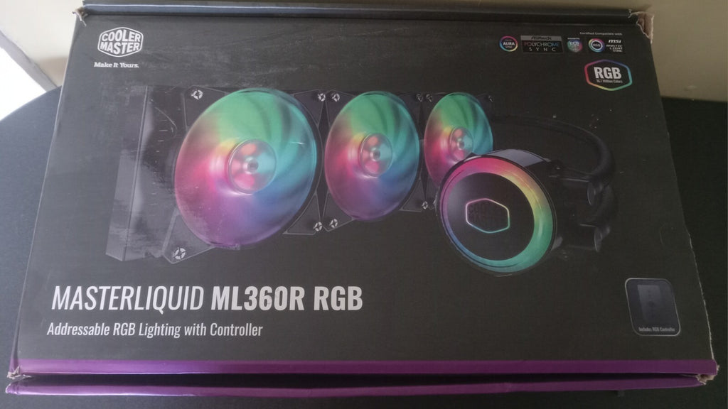 Cooler Master MasterLiquid ML360R RGB CPU Cooler – For Parts or Repair