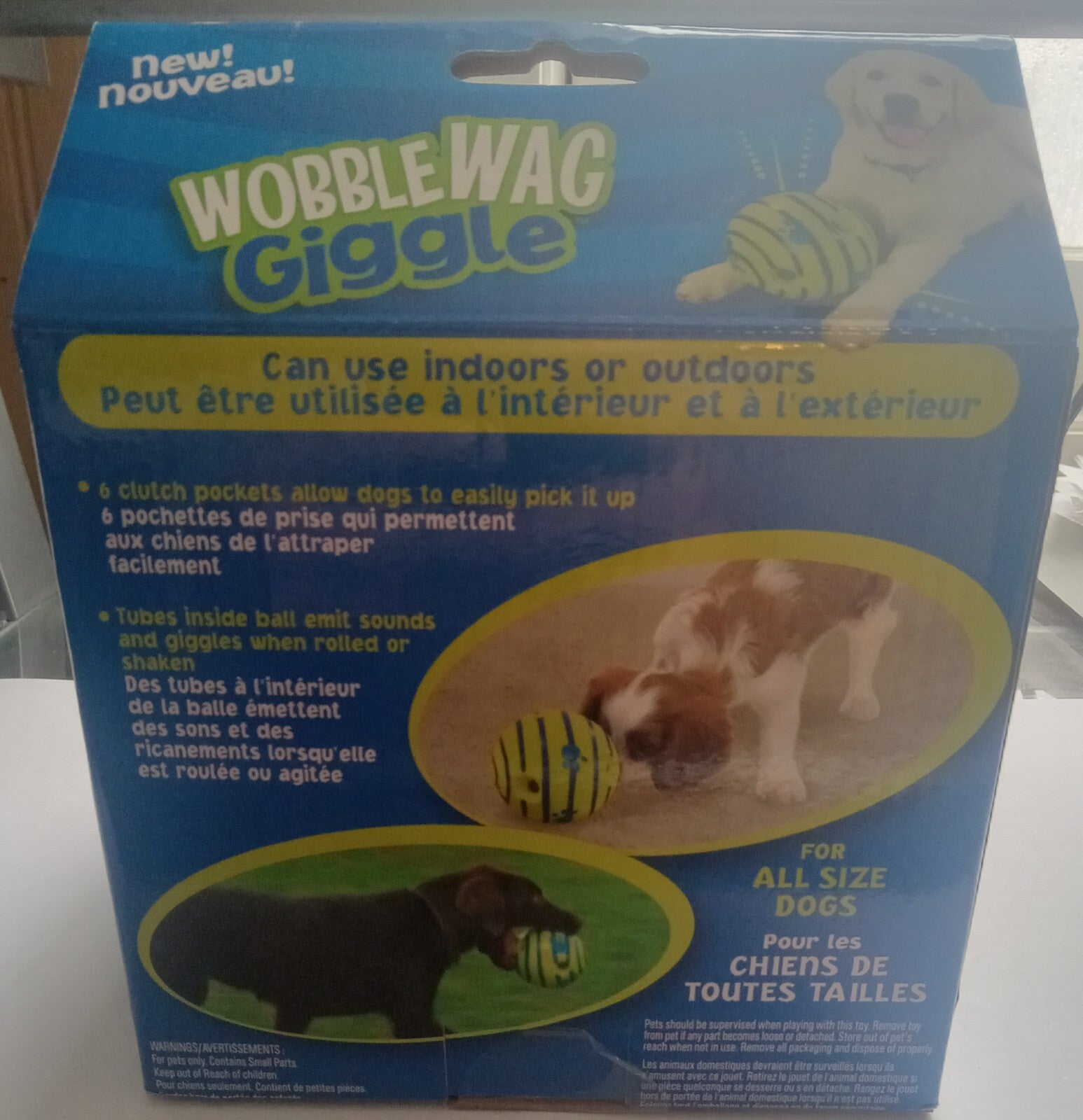Wobble Wag Giggle Ball – Interactive Dog Toy with Fun Sounds Durable Design