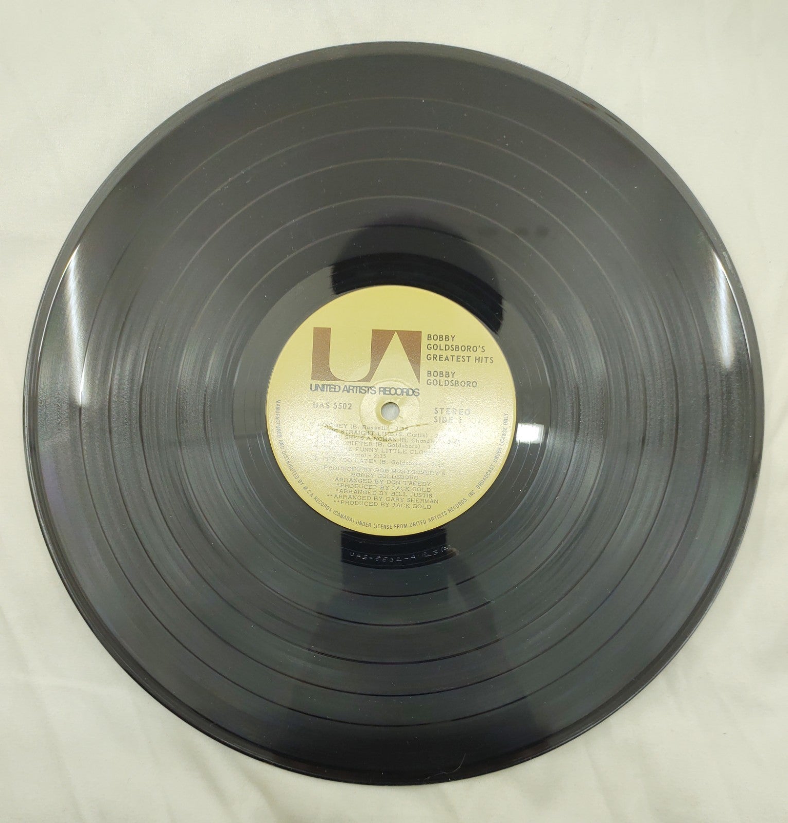 Bobby Goldsboro – Greatest Hits LP 1970 United Artists UAS-5502 VG