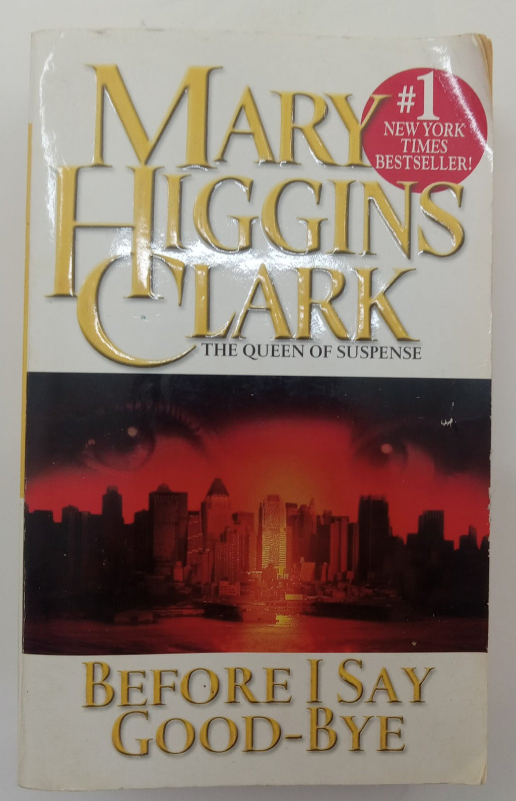 Before I Say Good-Bye Mary Higgins Clark Crime Thriller Bestseller