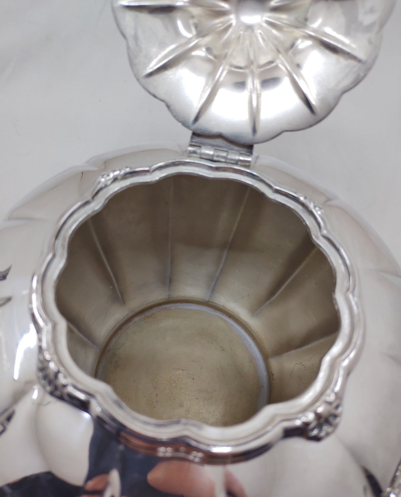 1847 Rogers Bros EP on Copper Victorian Silverplate Tea & Coffee Set Ornate