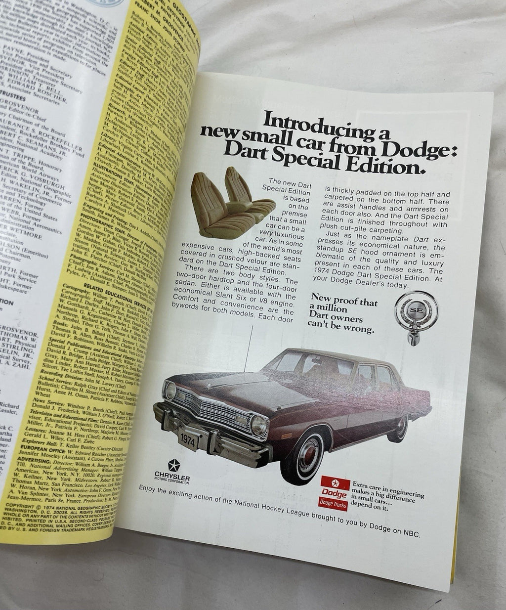 Vintage Nat Geo Jan–Jun 1974 Slipcover Set | Nature, Culture, Earth