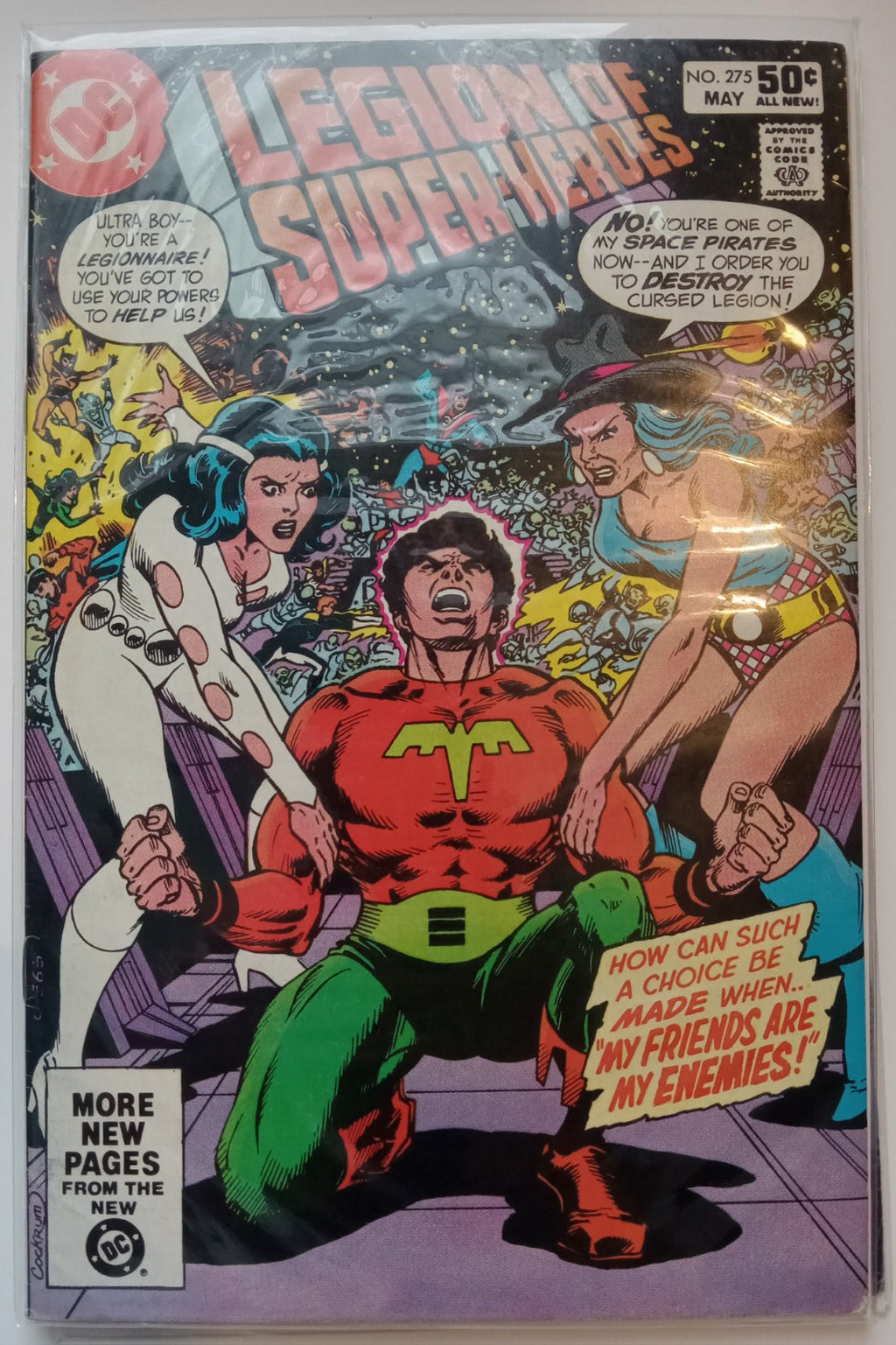 Legion of Super-Heroes #275 (1980) Gerry Conway Bagged and Boarded Comic Book