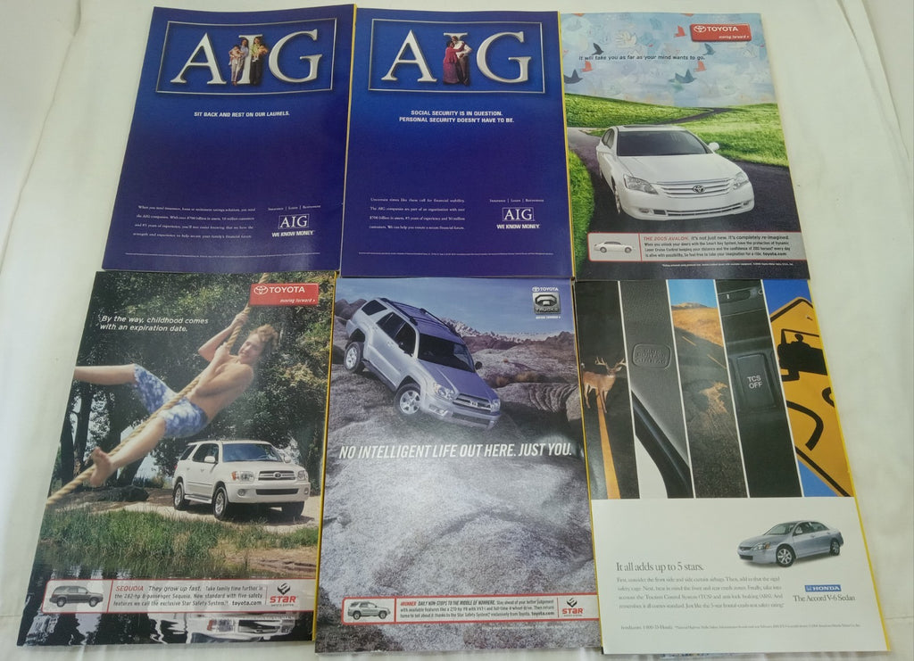 Nat Geo Jan–June 2005 VG+ | Faux Leather Case | 6-Issue Magazine Set