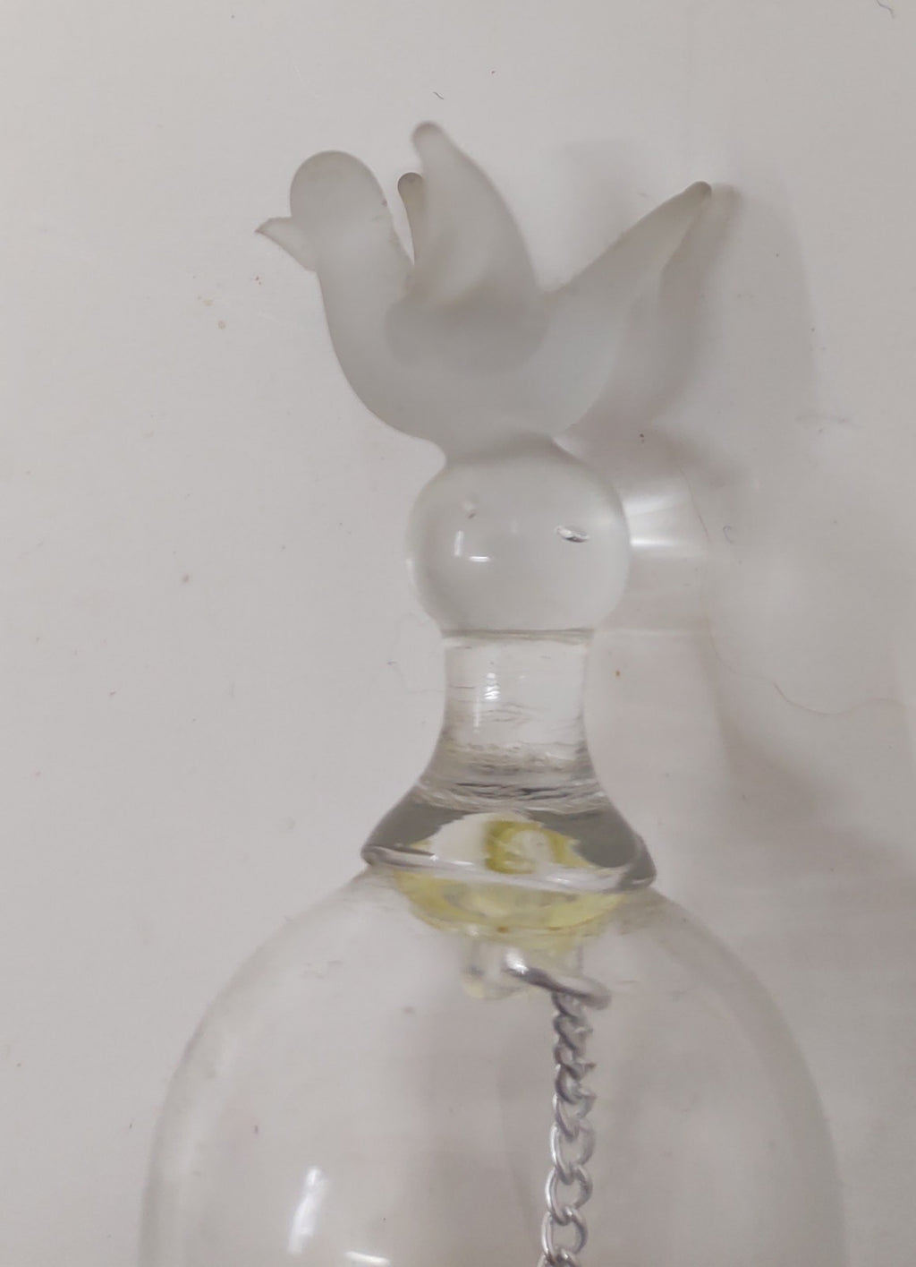 Lalique Crystal Table Bell With Pinson Sparrow Handle