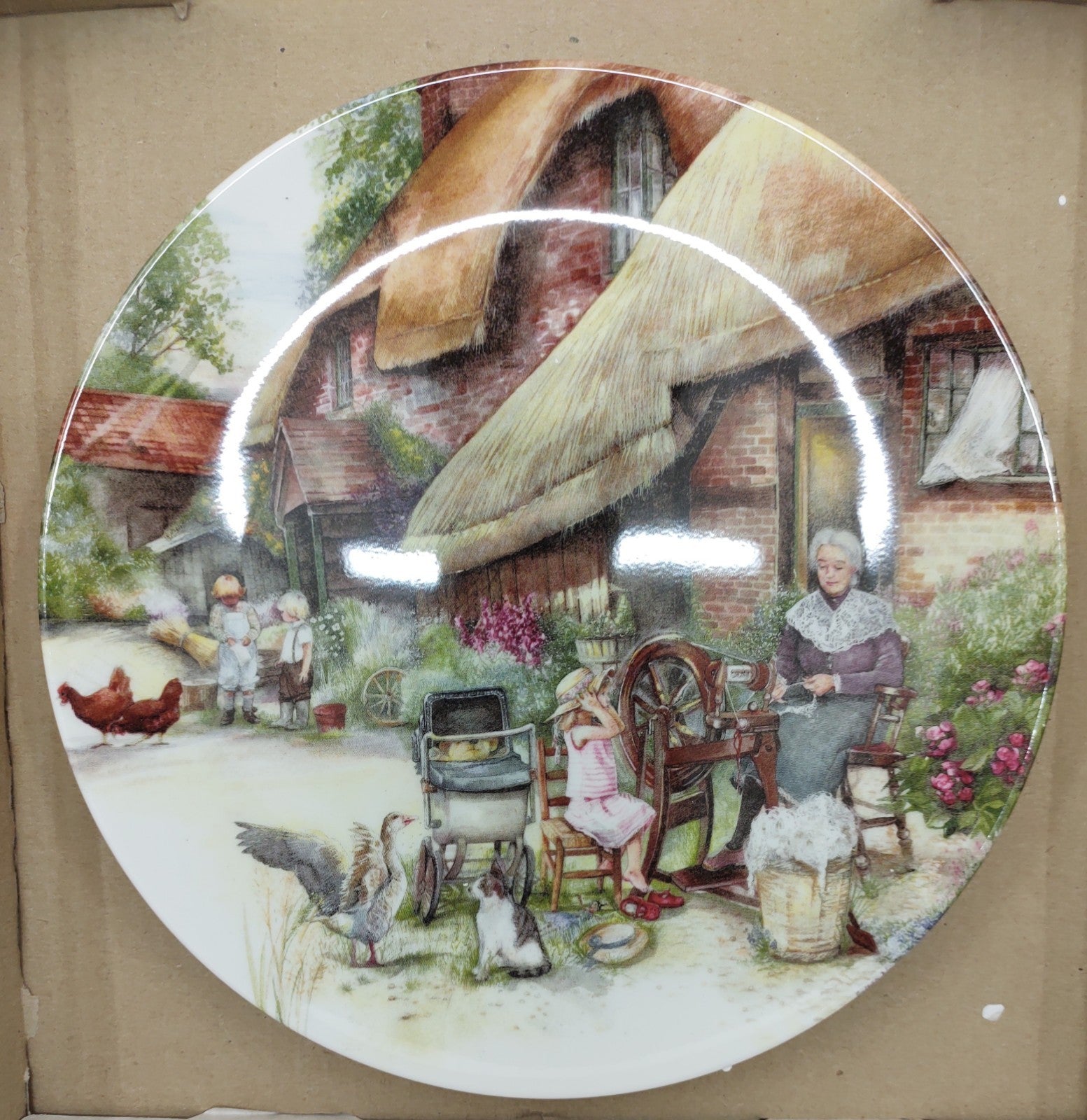 Royal Doulton Old Country Crafts Plate Set of 8 Susan Neale w/ Boxes & COAs