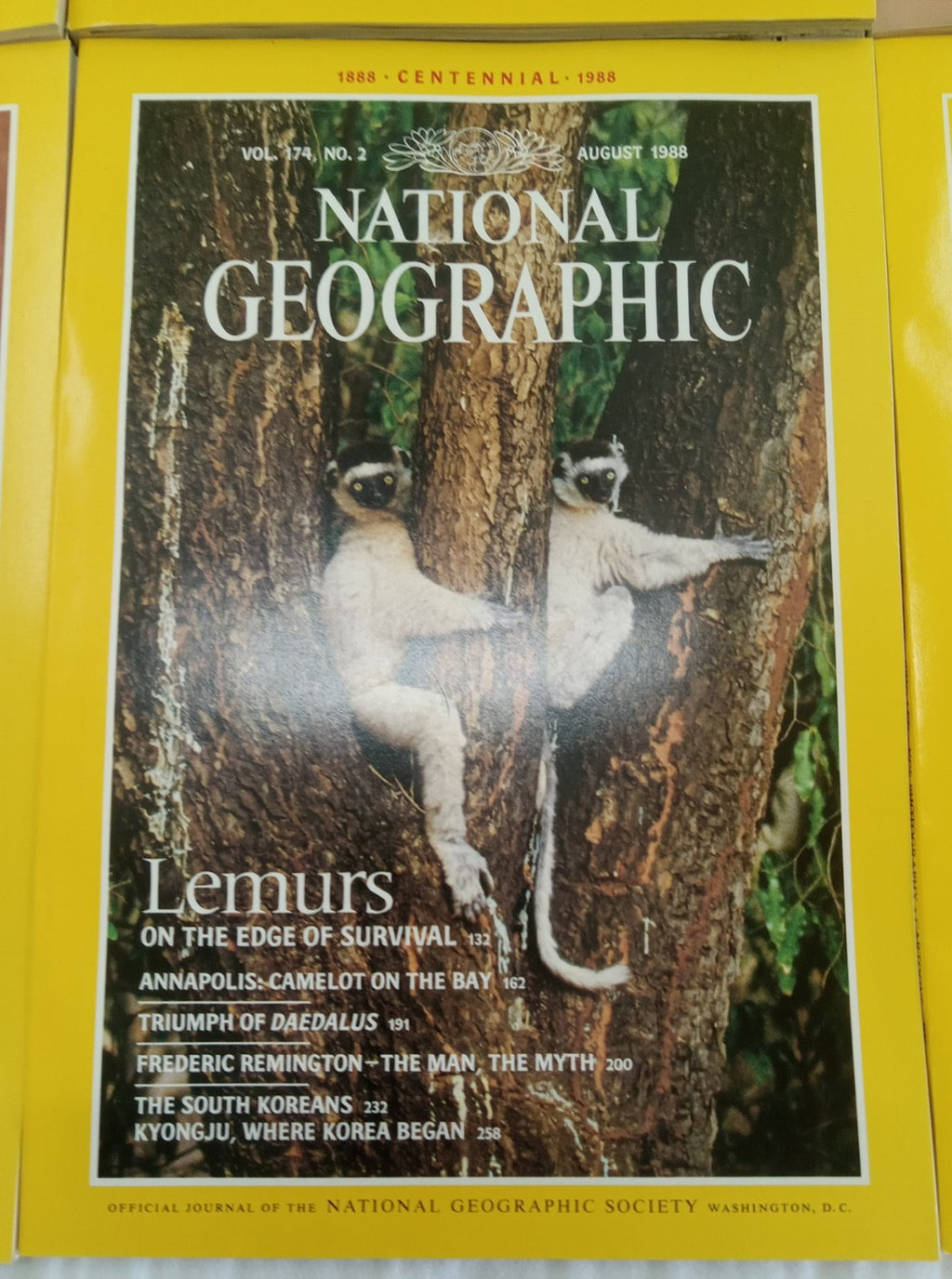 Nat Geo Magazines With Slipcover July To December 1988