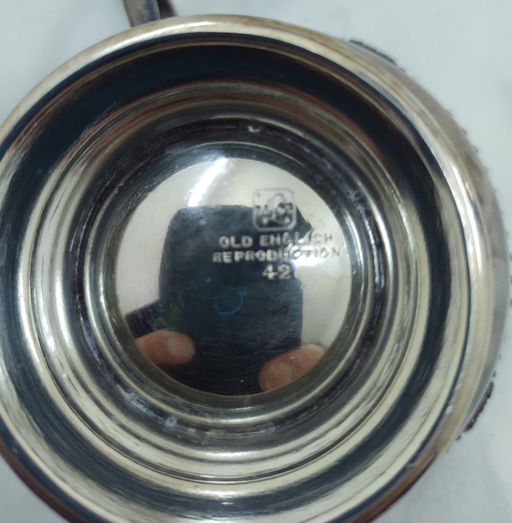 Vintage Edmoon Old English Reproduction EP on Copper Coffee & Creamer Set