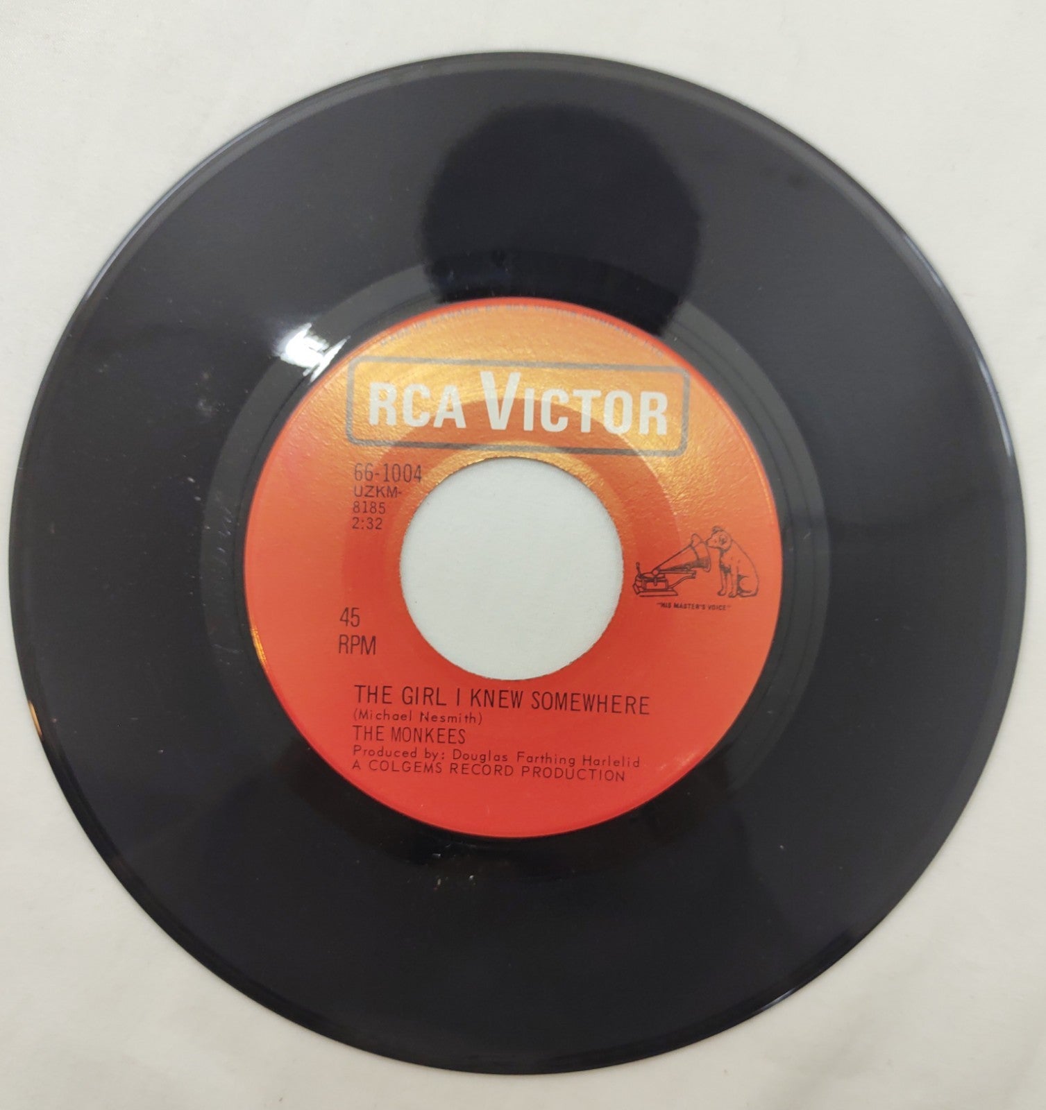 The Monkees A Little Bit Me A Little Bit You 45 RPM 7" Rock Vinyl Single