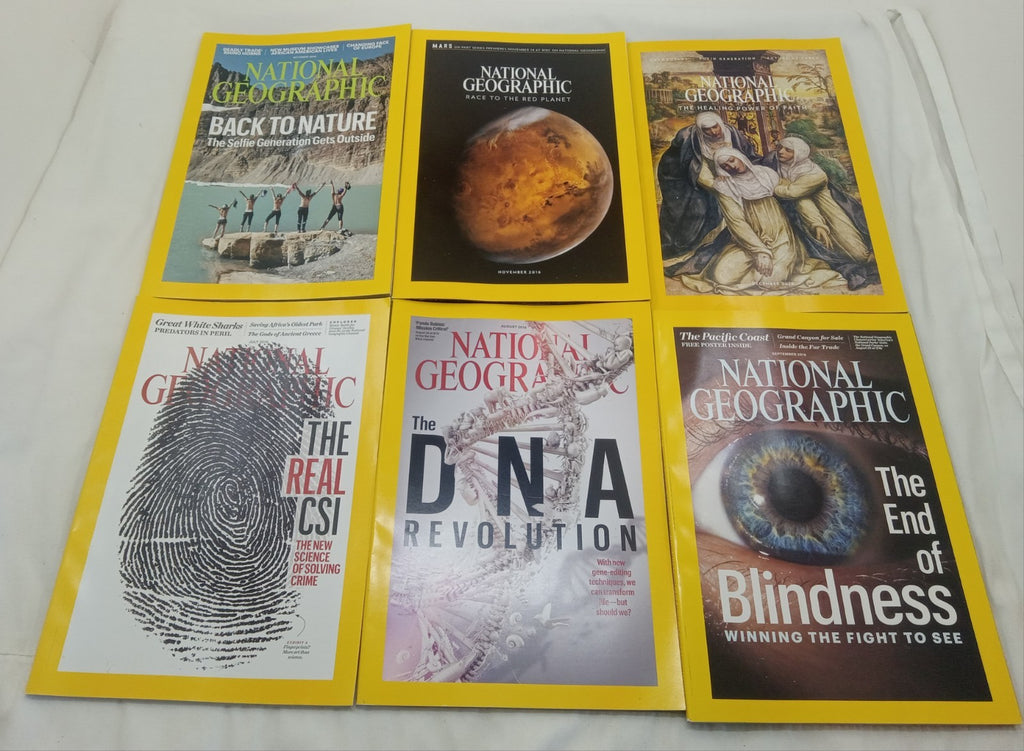 Nat Geo Magazines With Slipcover July To December 2016