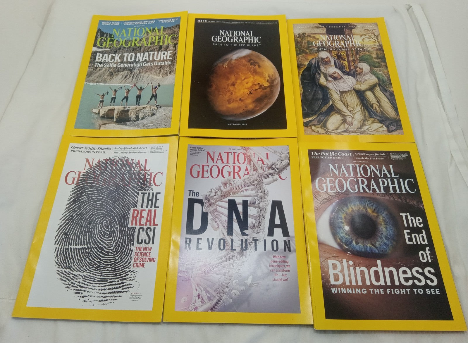 Nat Geo Magazines With Slipcover July To December 2016