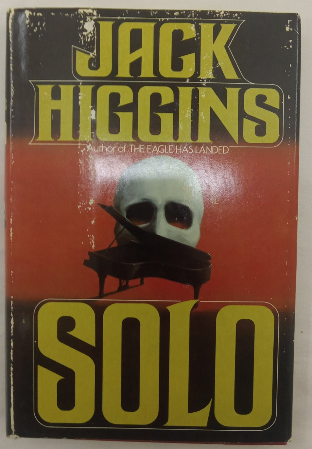 Solo by Jack Higgins Hardcover Spy Thriller Fiction Novel Dust Jacket Vintage