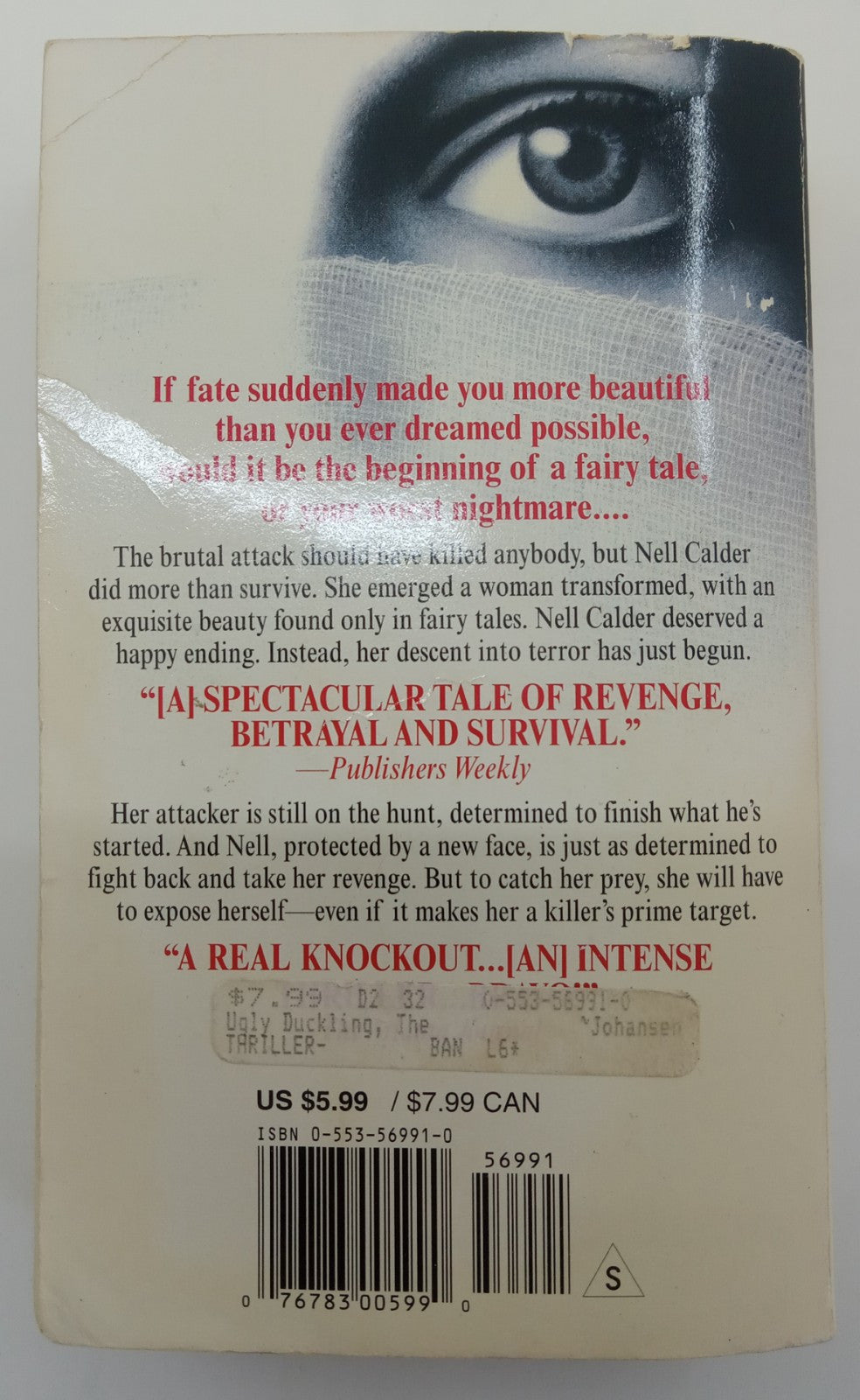 The Ugly Duckling Iris Johansen Romantic Suspense Mystery Paperback