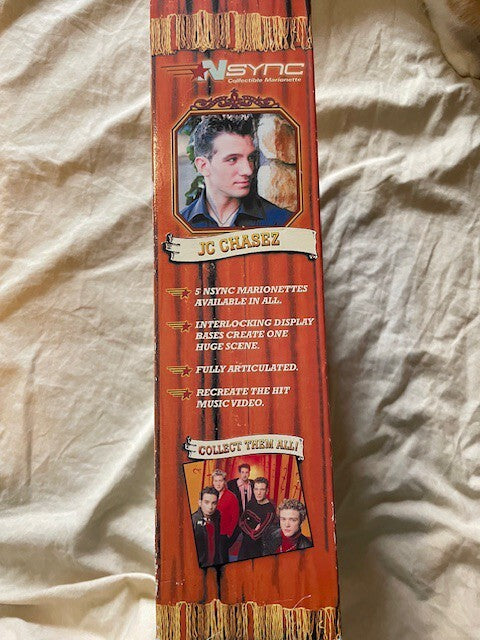 NSYNC JC Chasez Marionette Doll Vintage Boy Band Collectible Figure