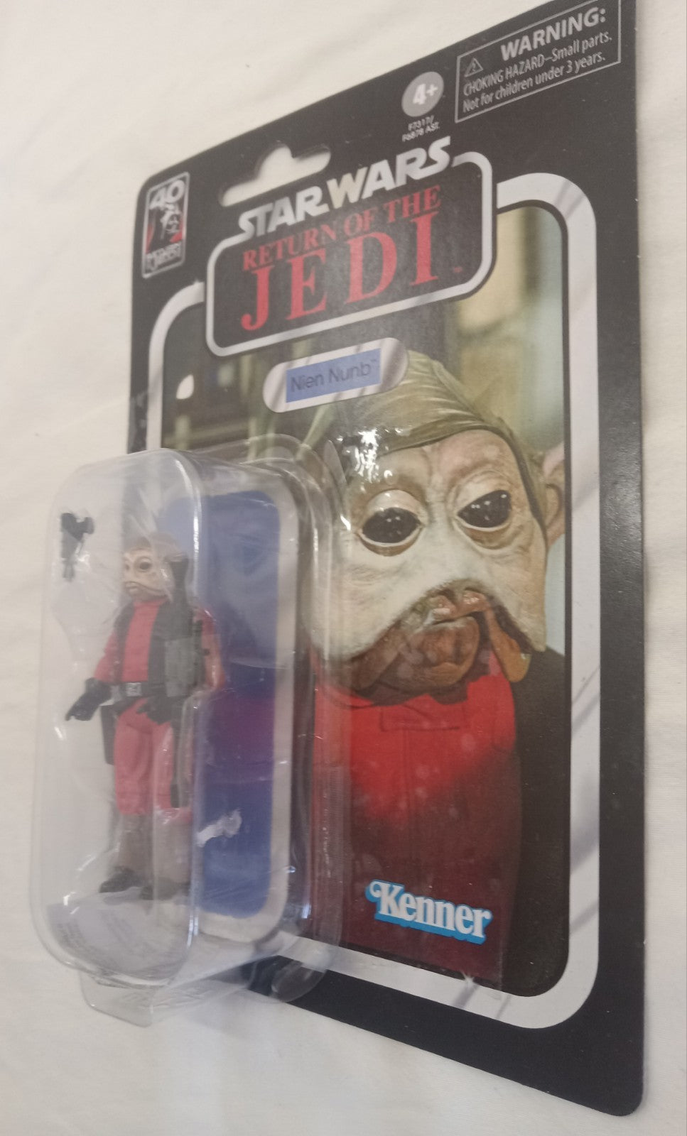 Star Wars Return of the Jedi Nien Nunb – 40th Anniversary Vintage Figure, NIB