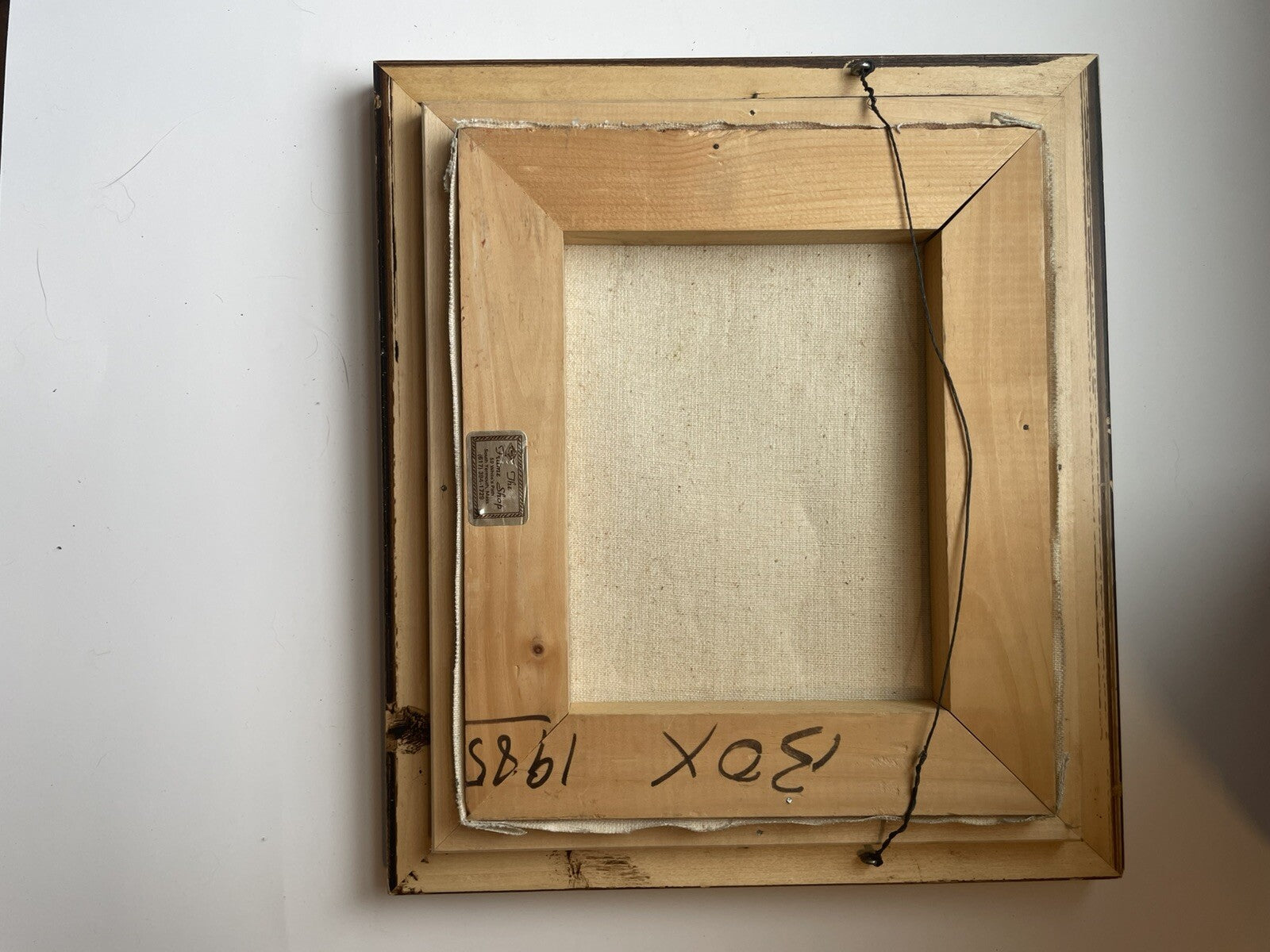 Vintage Oil on Board – Chinese Fishing Boat Scene, Framed, Signed, Classic