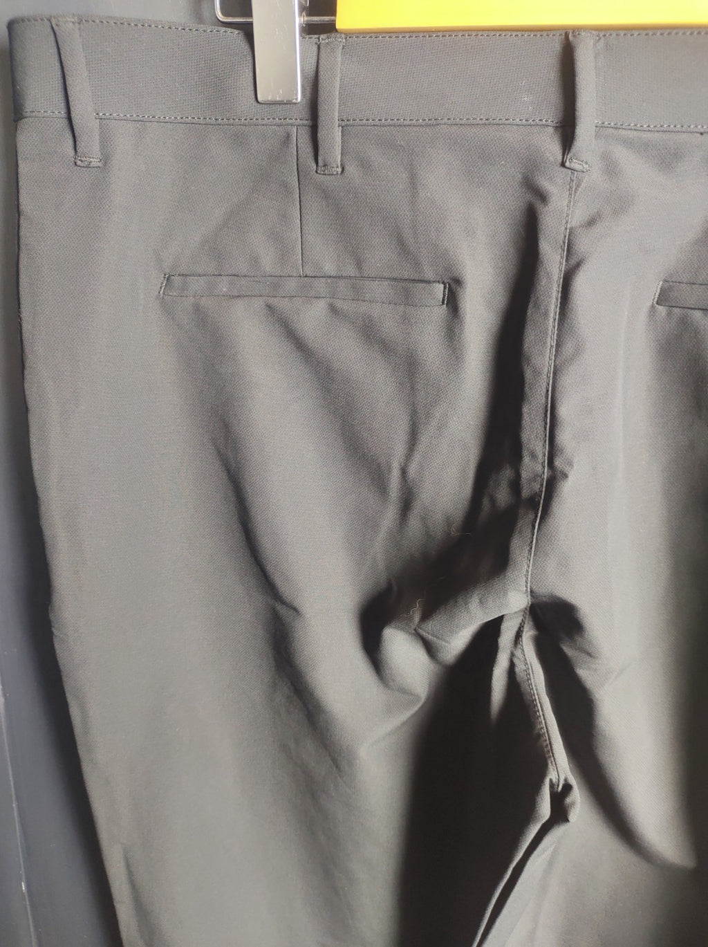 Banana Republic Men’s Black Dress Pants 38x32 Flat Front Modern Fit NWT