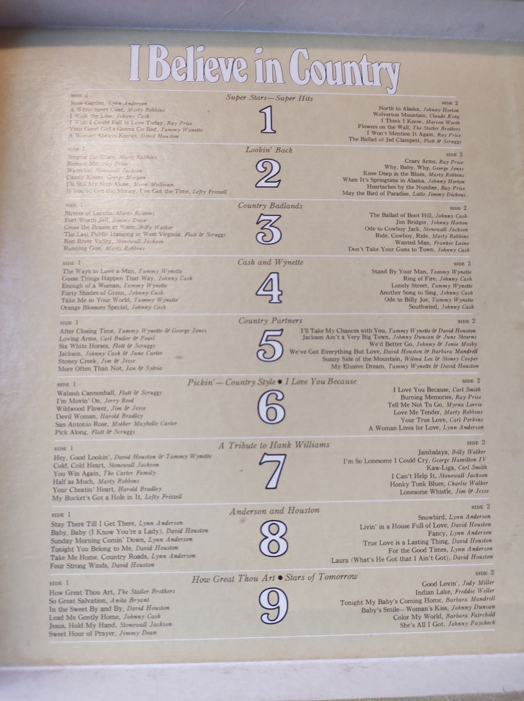 I Believe in Country Reader’s Digest 50 Original Performances Columbia LP