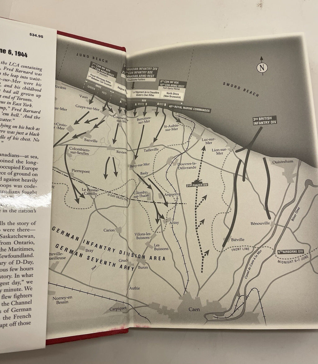 Juno: Canadians at D-Day by Ted Barris – G+ WWII History Hardcover