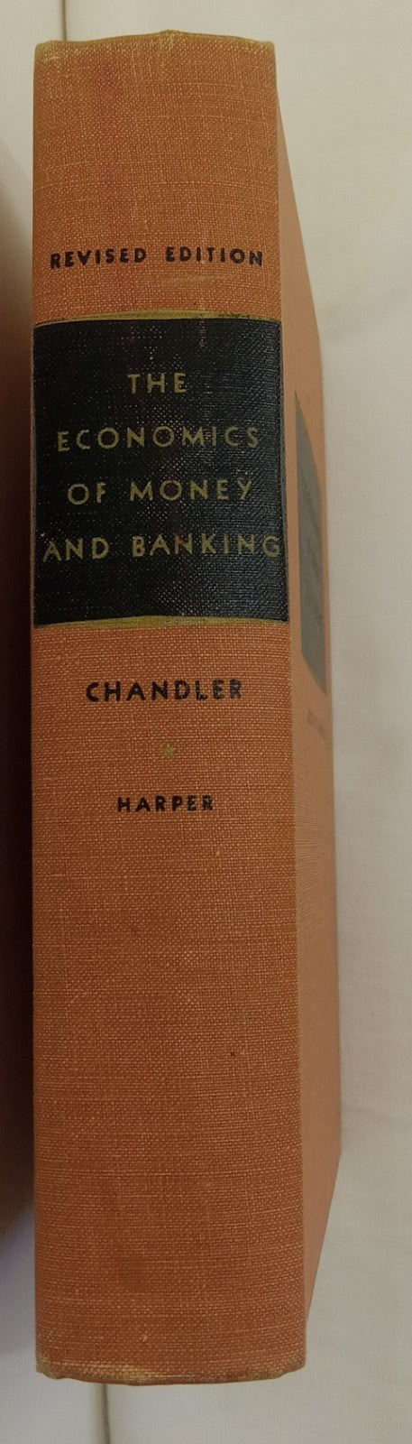Economics of Money & Banking by Chandler – VG+ Vintage 1953 Textbook