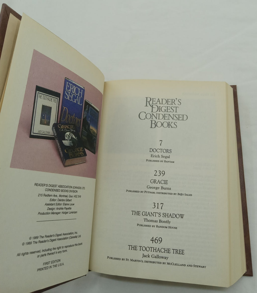 1989 Reader's Digest Condensed 1st Ed HC Leather Gilt Vtg NM Classic