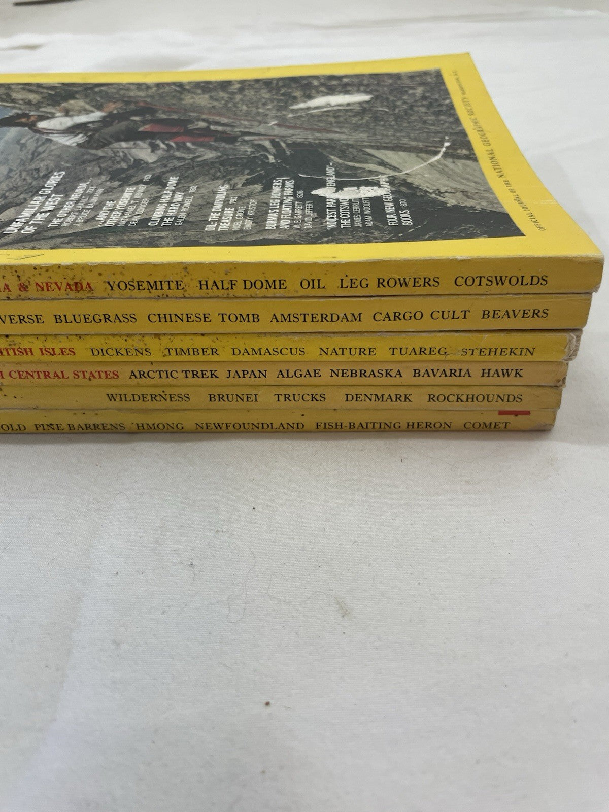 Nat Geo Mag Lot Jan–Jun 1974 Slipcvr Set Vtg Wildlife World Decor RARE