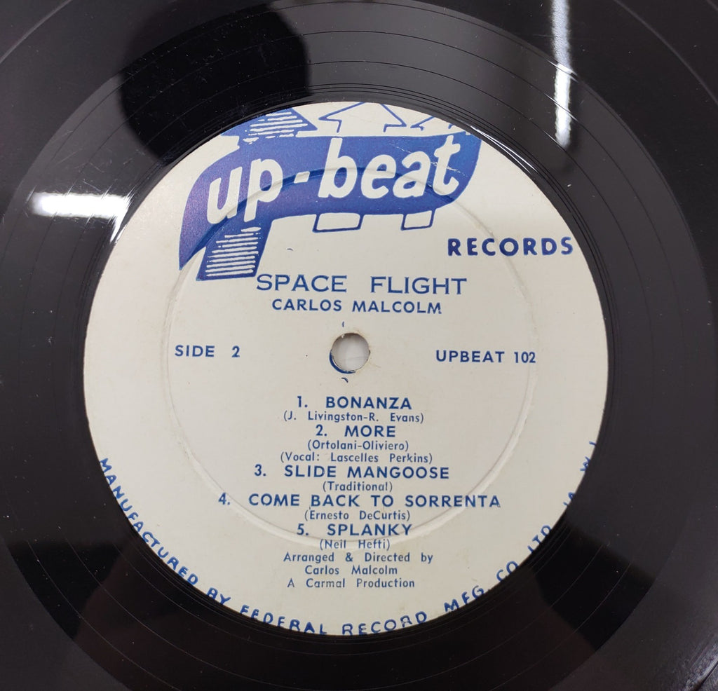 Carlos Malcolm Space Flight UpBeat-102 Ska Jazz LP 3114A Early Press VG+