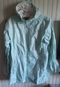 Eddie Bauer Women's Teal Zip-Up Jacket – Size Large, Fleece Lined