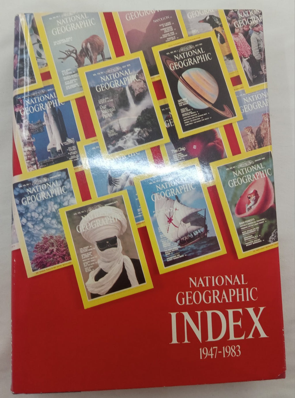 National Geographic Index 1947–1983 Hardcover Reference Guide History Rare