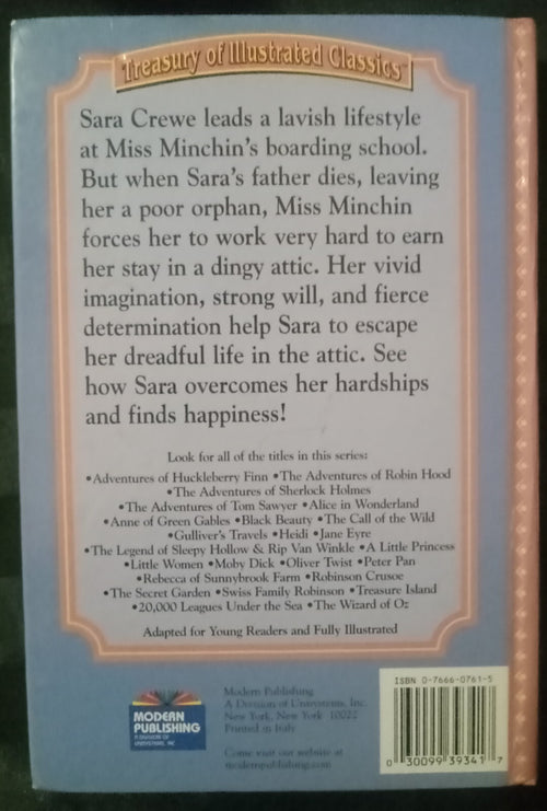 A Little Princess by Frances Hodgson Burnett – Illustrated Hardcover Classic