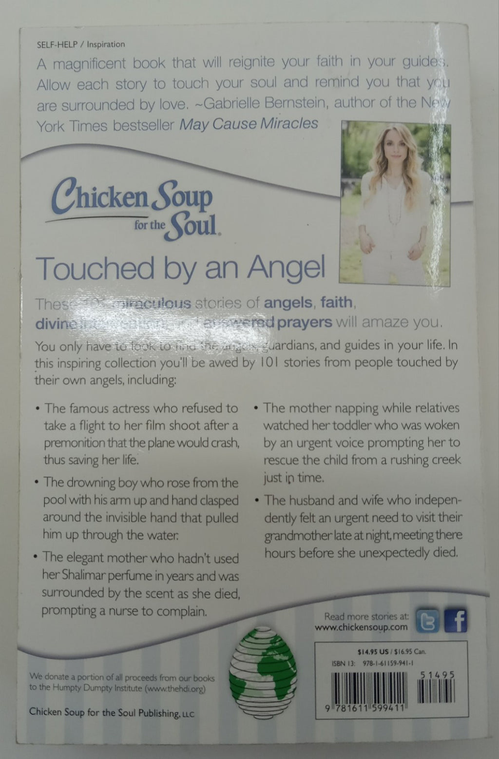 Chicken Soup Touched by an Angel – VG+ 101 True Miracle Stories Book