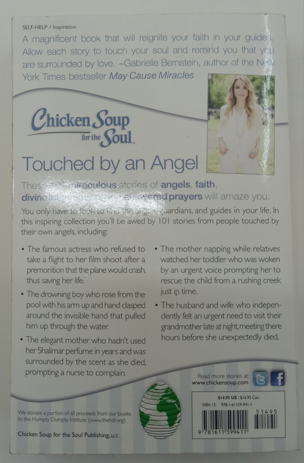 Chicken Soup Touched by an Angel – VG+ 101 True Miracle Stories Book