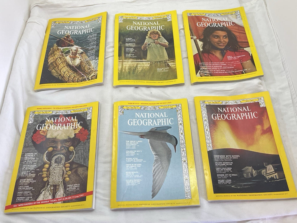 Nat Geo Jul–Dec 1973 Slipcover Set | Nature, Photography, World Study