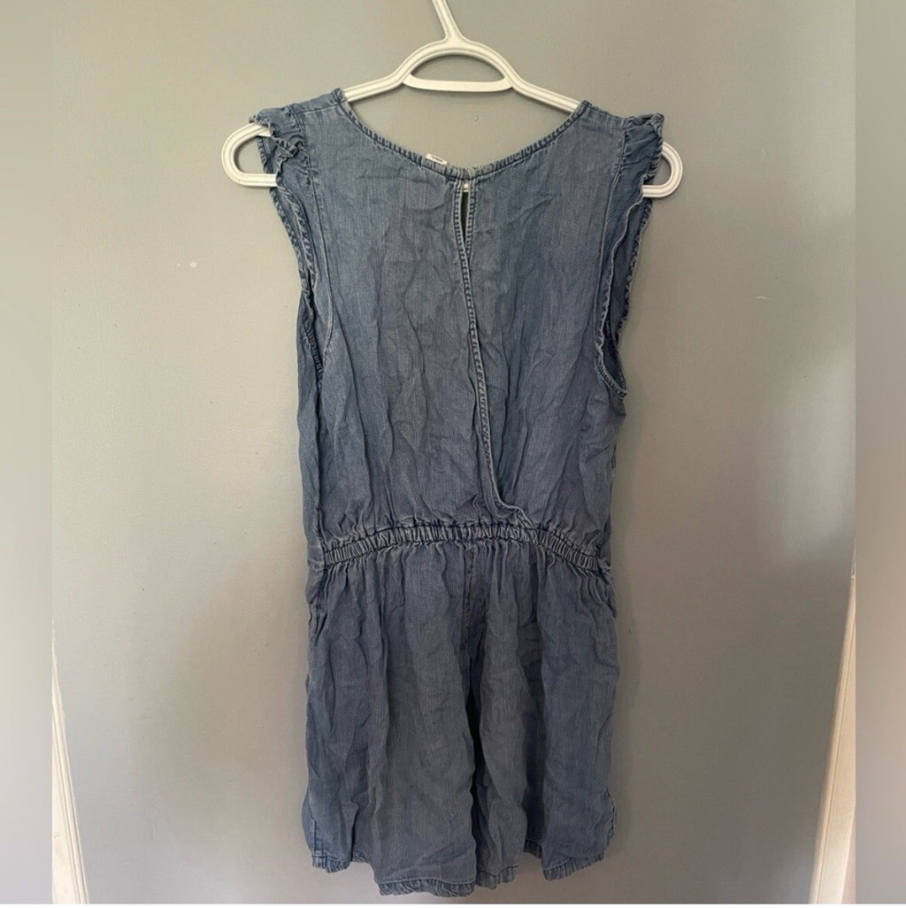 Women’s Old Navy Denim Chambray Romper Size Medium