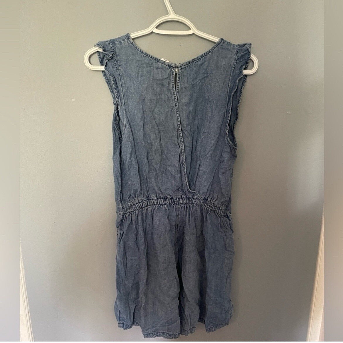 Women’s Old Navy Denim Chambray Romper Size Medium