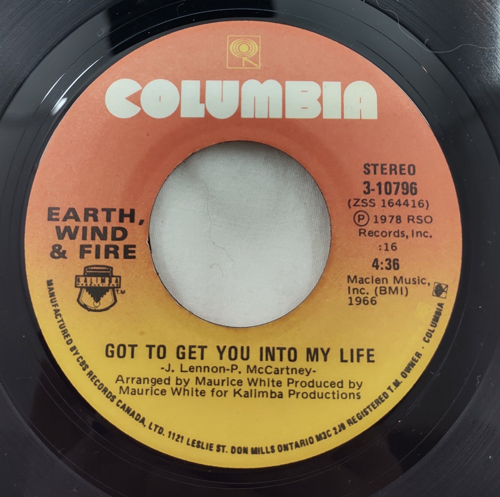 Earth, Wind & Fire: I'll Write a Song for You (7" Vinyl) 3-10796, ZSS 164411