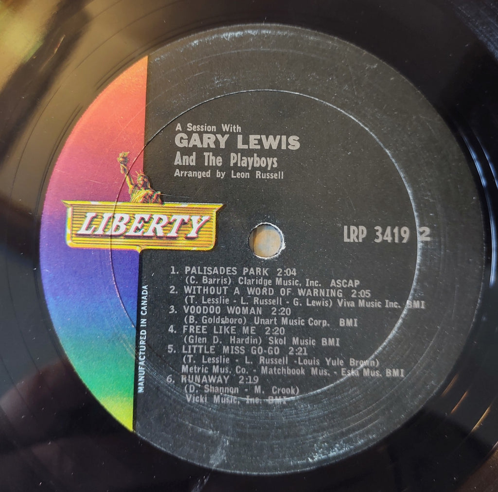 Gary Lewis & The Playboys Hits Mono LRP-3419 Count Me In 1965 Vinyl LP