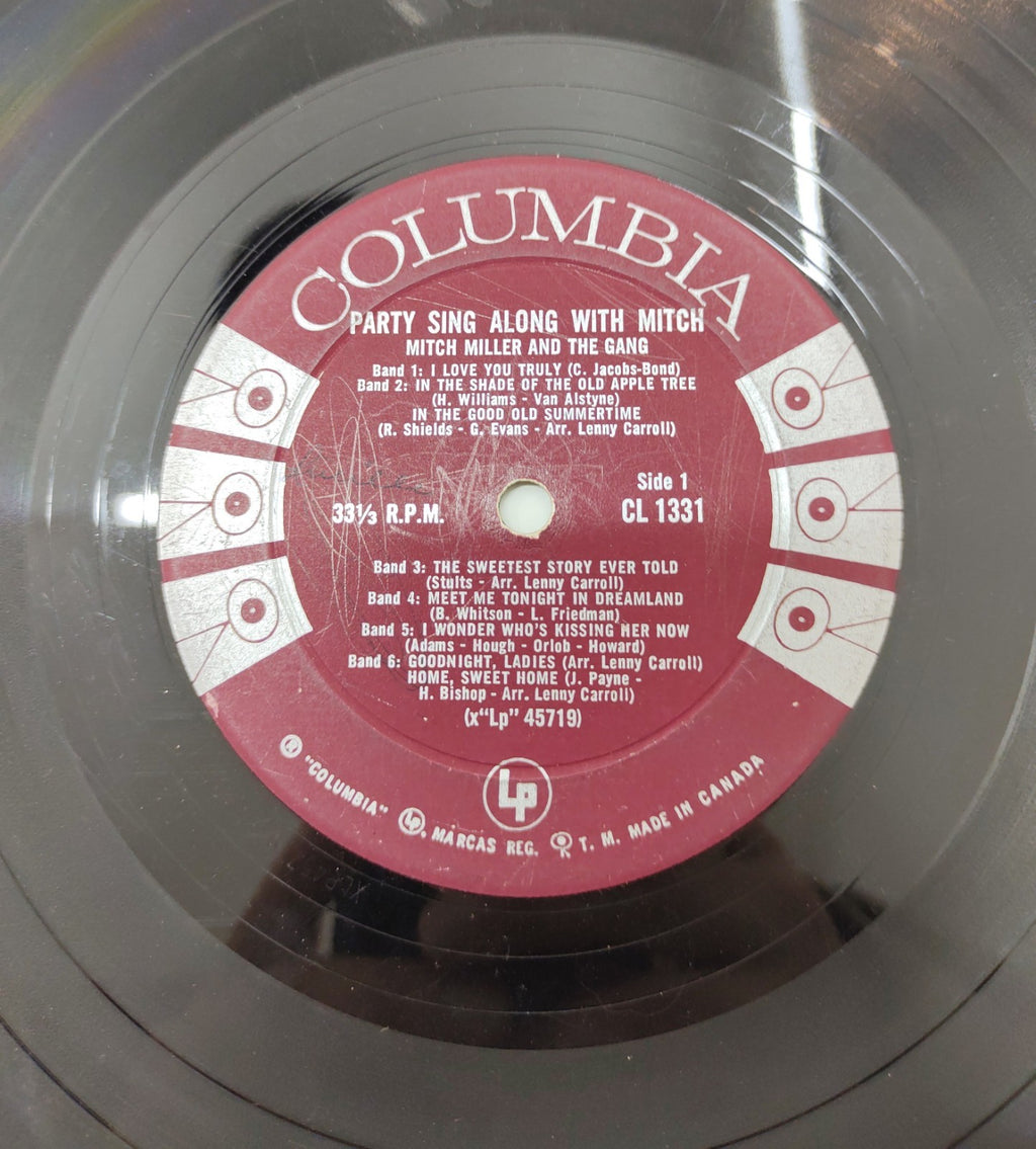 Mitch Miller & The Gang – Party Sing Along With Mitch Vinyl LP Pop Vocal