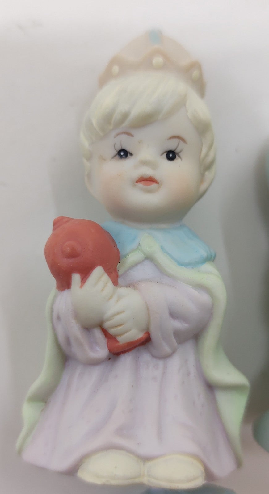 Lot of 9 Russ Berrie Bisque Mini Figurines Vintage Figurine Set Collectible