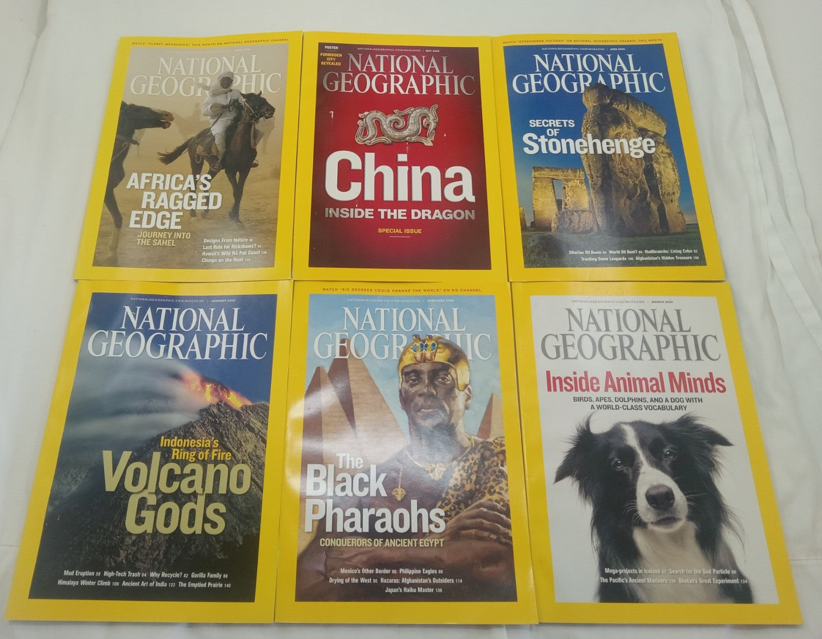Nat Geo Magazines With Slipcover Jan To June 2008
