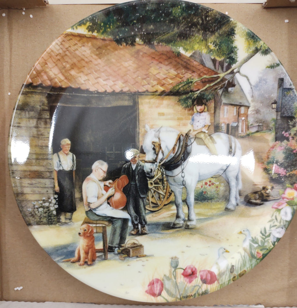 Royal Doulton Old Country Crafts Plate Set of 8 Susan Neale w/ Boxes & COAs