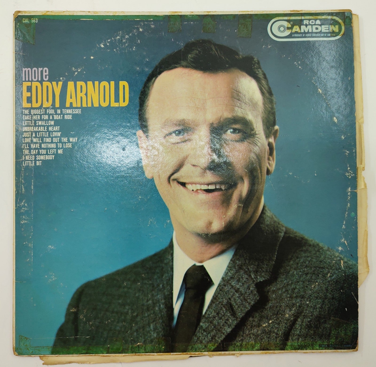 Eddy Arnold – More Eddy Arnold (1960) LP RCA Camden CAS-563(e) Stereo